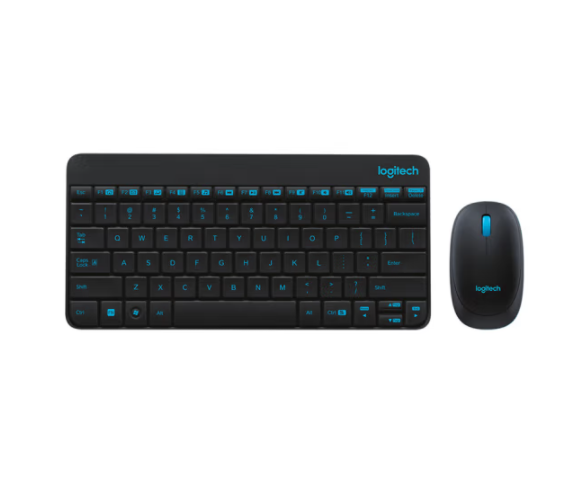 罗技（Logitech）MK245 Nano 键鼠套装 无线键鼠套装 办公键鼠套装 紧凑型 可调支架 带无线2.4G接收器 黑